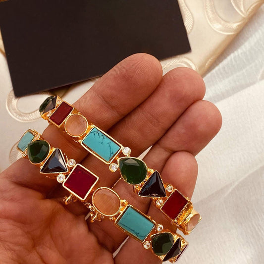 Egyptian openable Bangles (pair) BL-5039