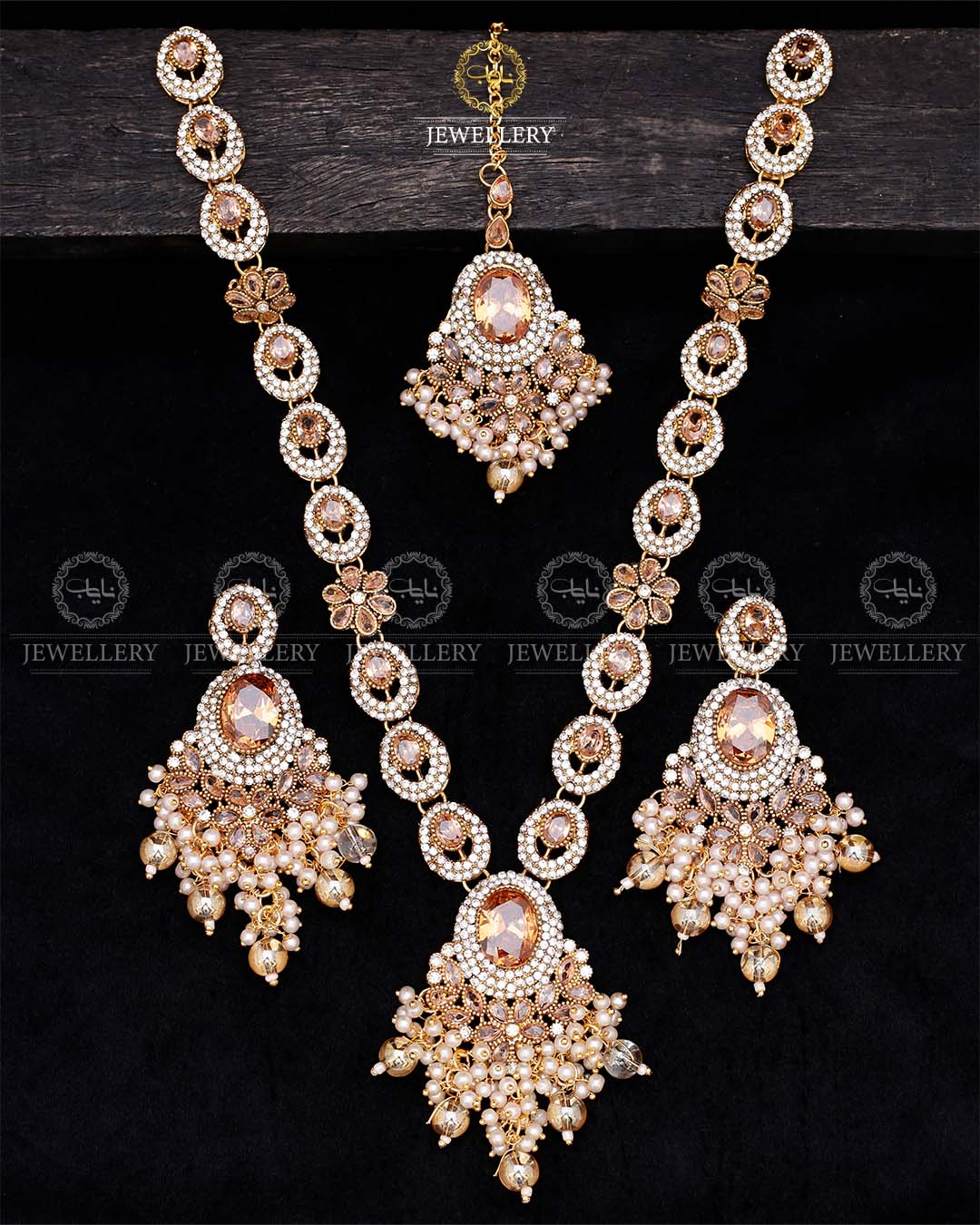 Noor E Jahan Mala set-2561-Golden Nayab Jewellery