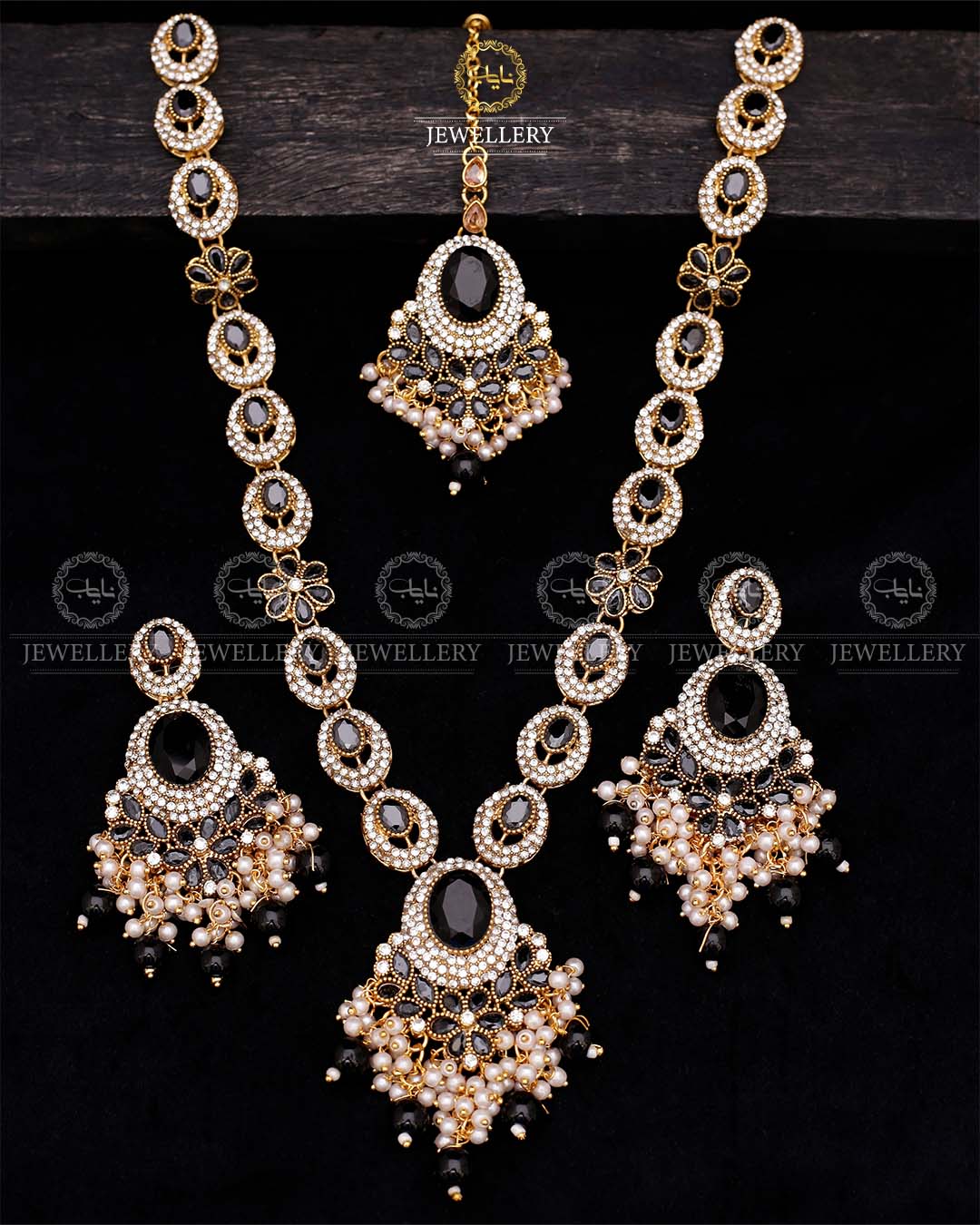Noor E Jahan Mala set-2561-Golden Nayab Jewellery