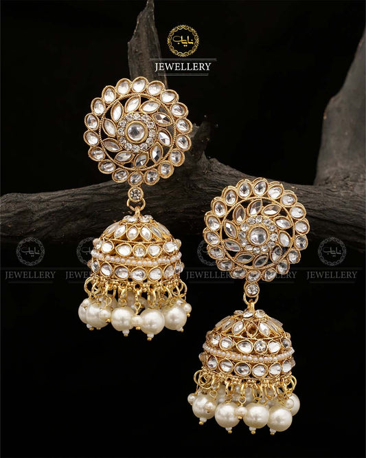 kundan jhumka E-3017