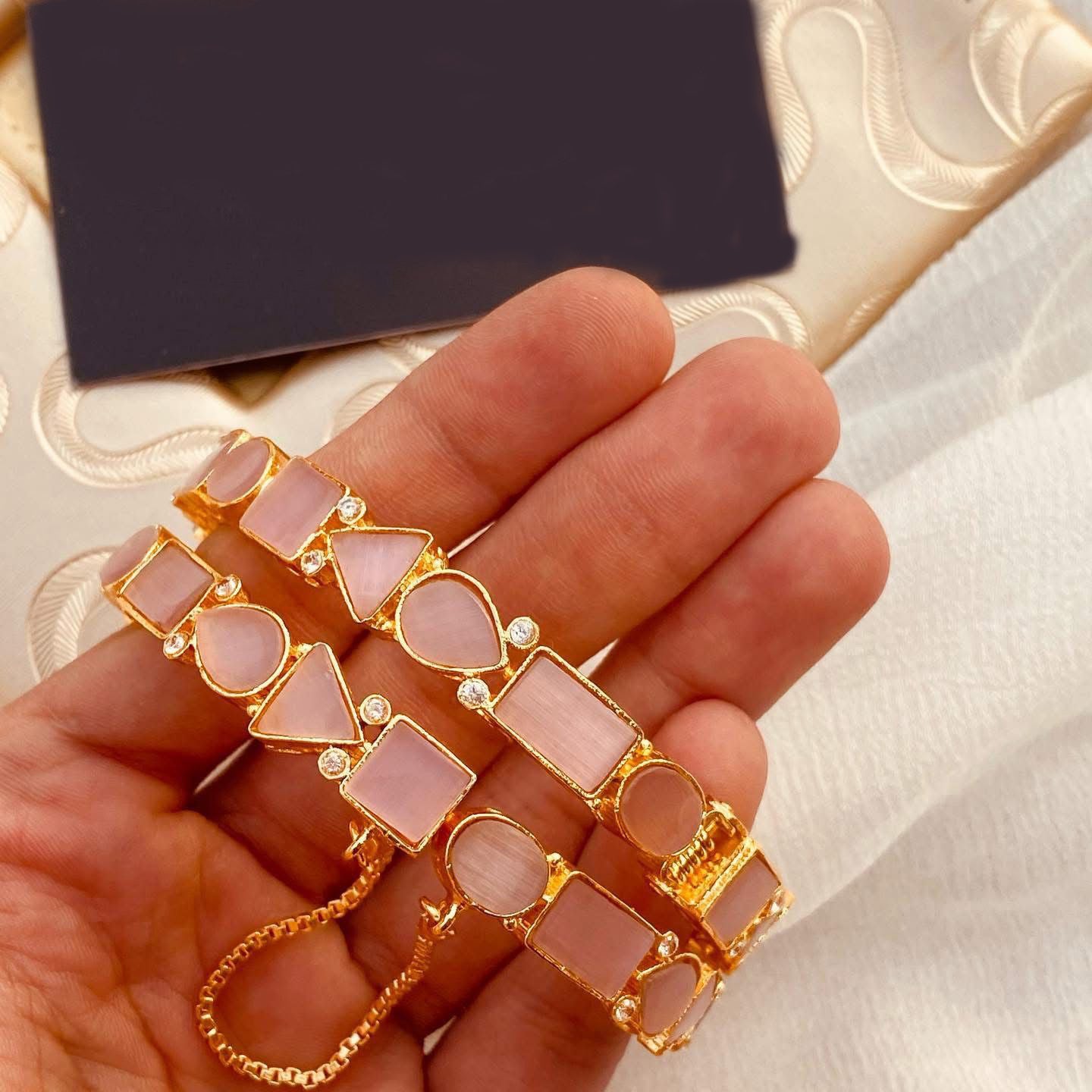 Egyptian openable Bangles (pair) BL-5039