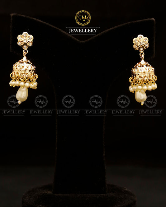 Gold plated Small Jhumki-2789