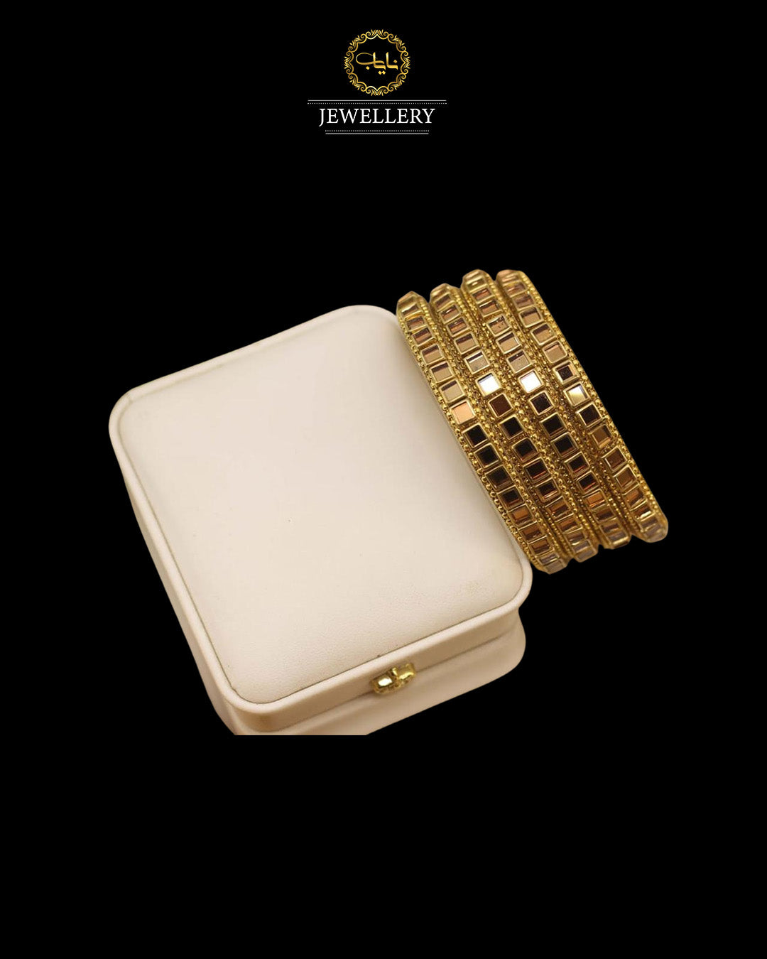 Tanzeela 4 pcs Kundan Bangles set-BL-5052