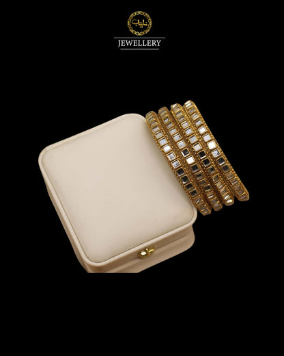 Tanzeela 4 pcs Kundan Bangles set-BL-5052