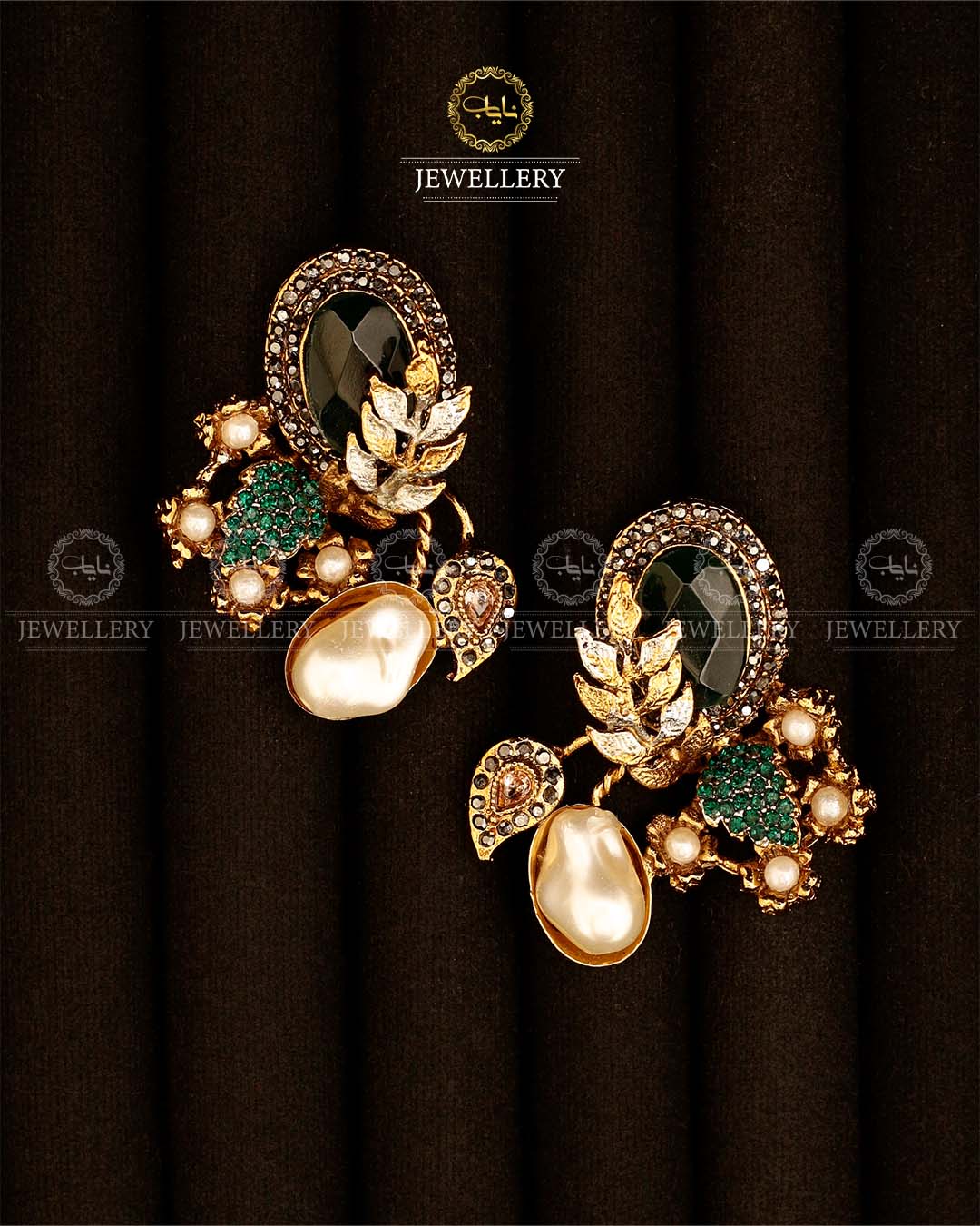 Turkish mother Pearl Earrings-2930