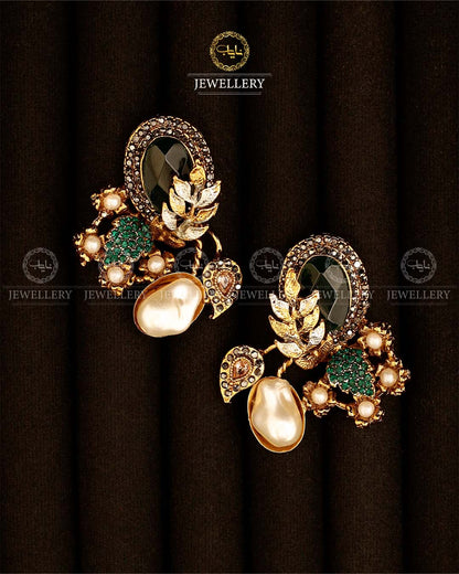 Turkish mother Pearl Earrings-2930