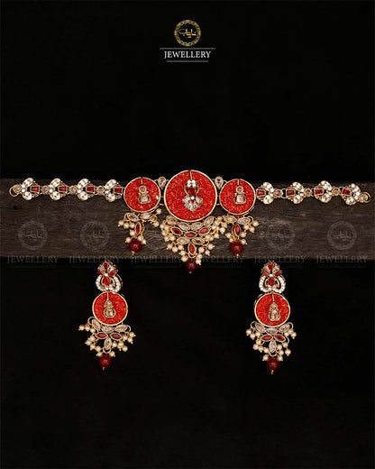 Crush Round Chokar set-2849