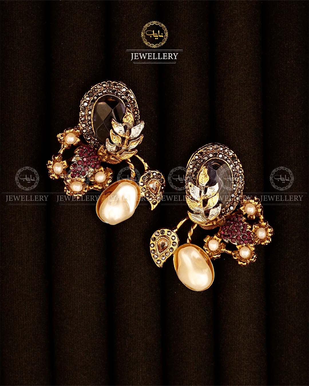 Turkish mother Pearl Earrings-2930