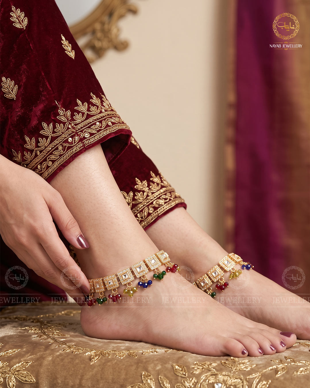Rida Saqure Anklet Pazaib (pair)-2761