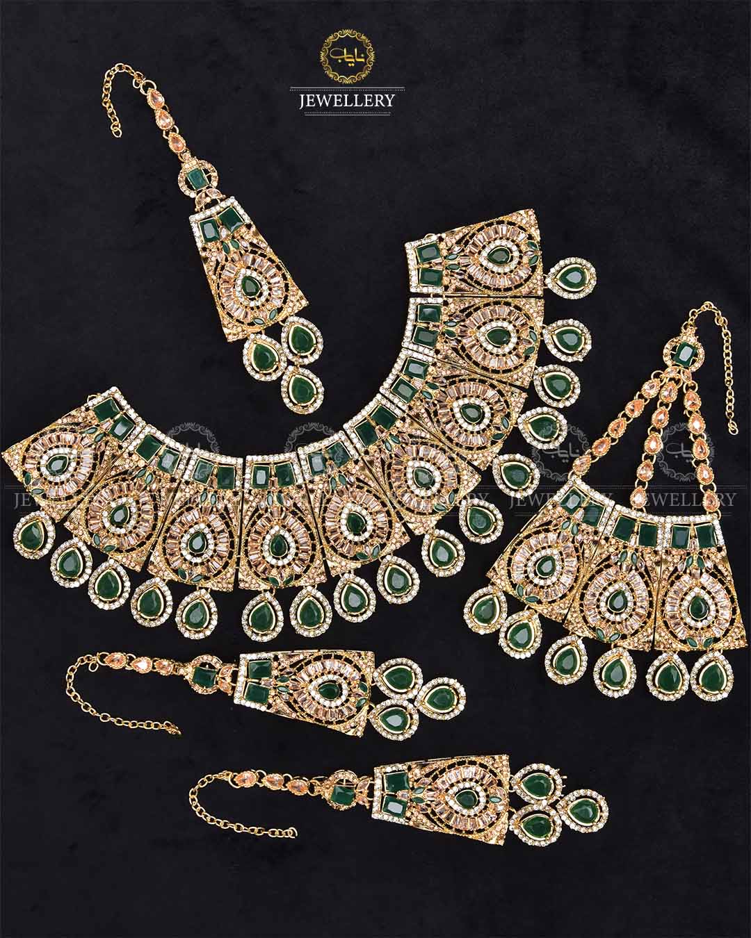 Orchid Zarcon Bridal Necklace set-2281