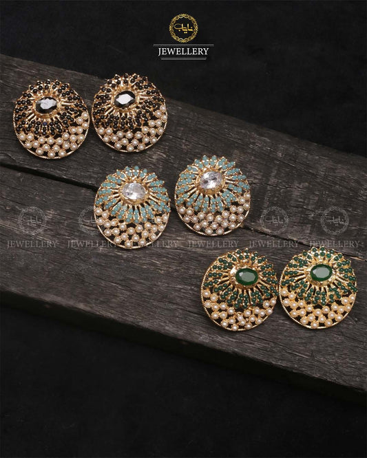 Noratan studs -2466 Nayab Jewellery