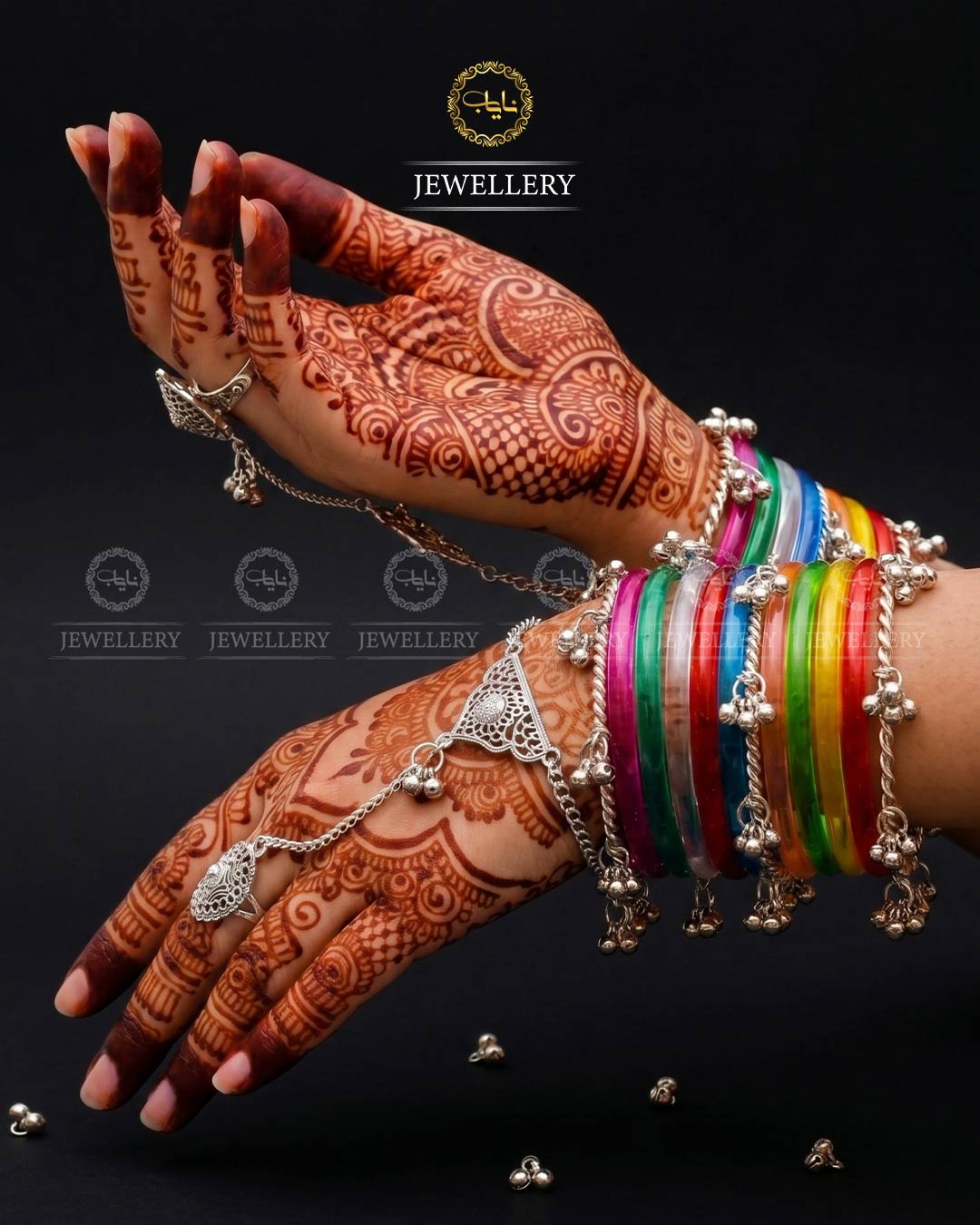 Viral Kashmiri Jelly 16 pcs Bangles set BL-5060