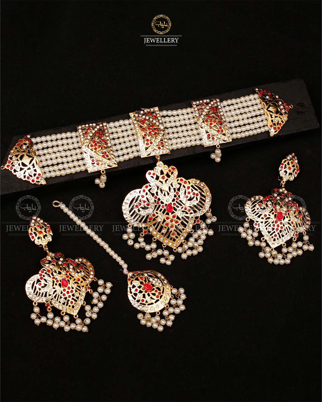 Hyedrabadi Chokar set with Tika-2153