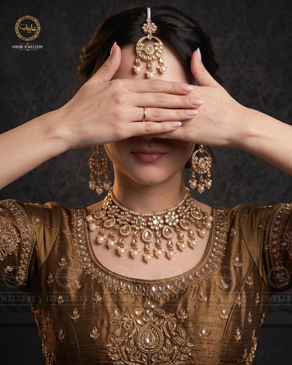 Uncut Kundan Necklace set N-1028