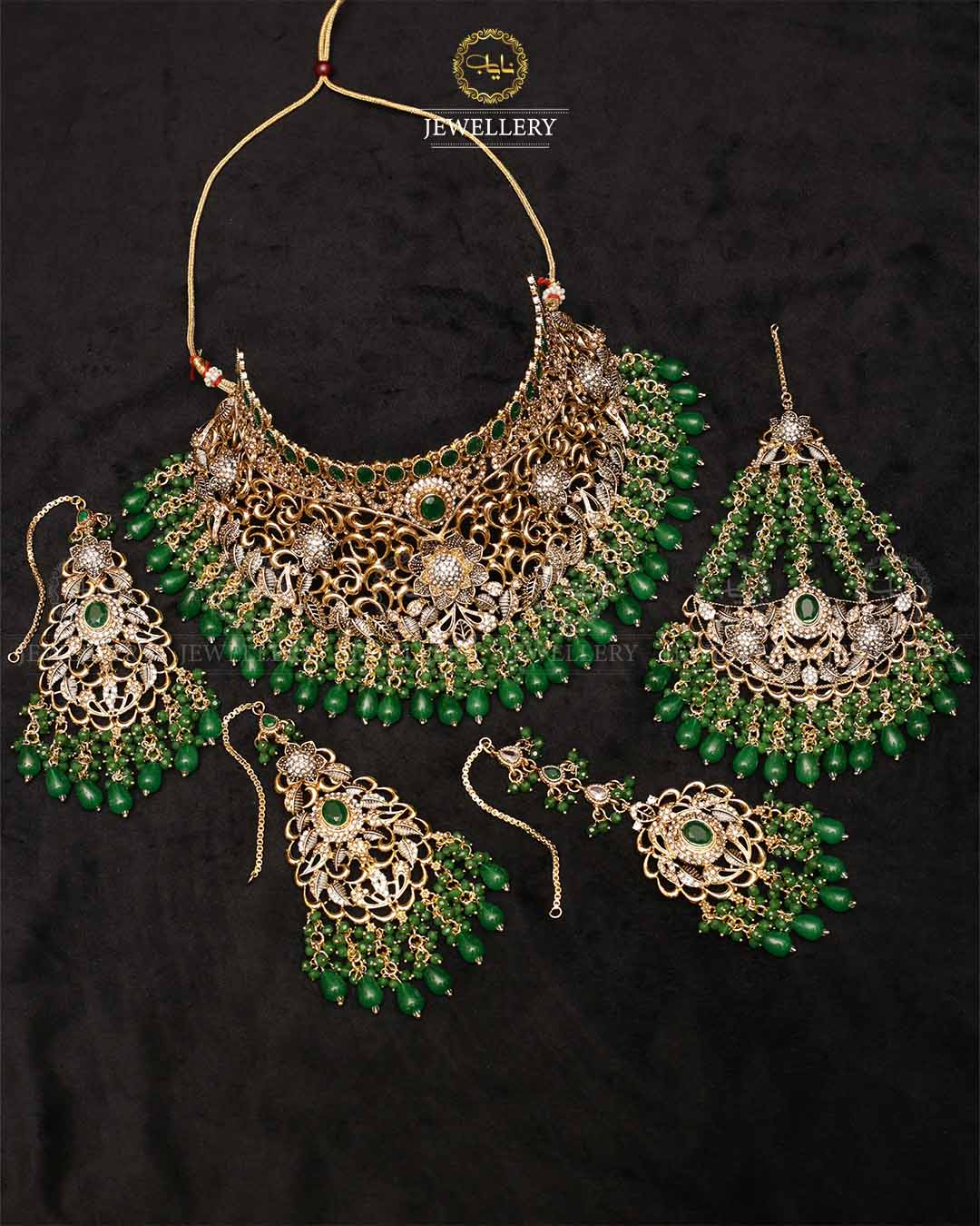 Designer Rajwadi Bridal set-2173