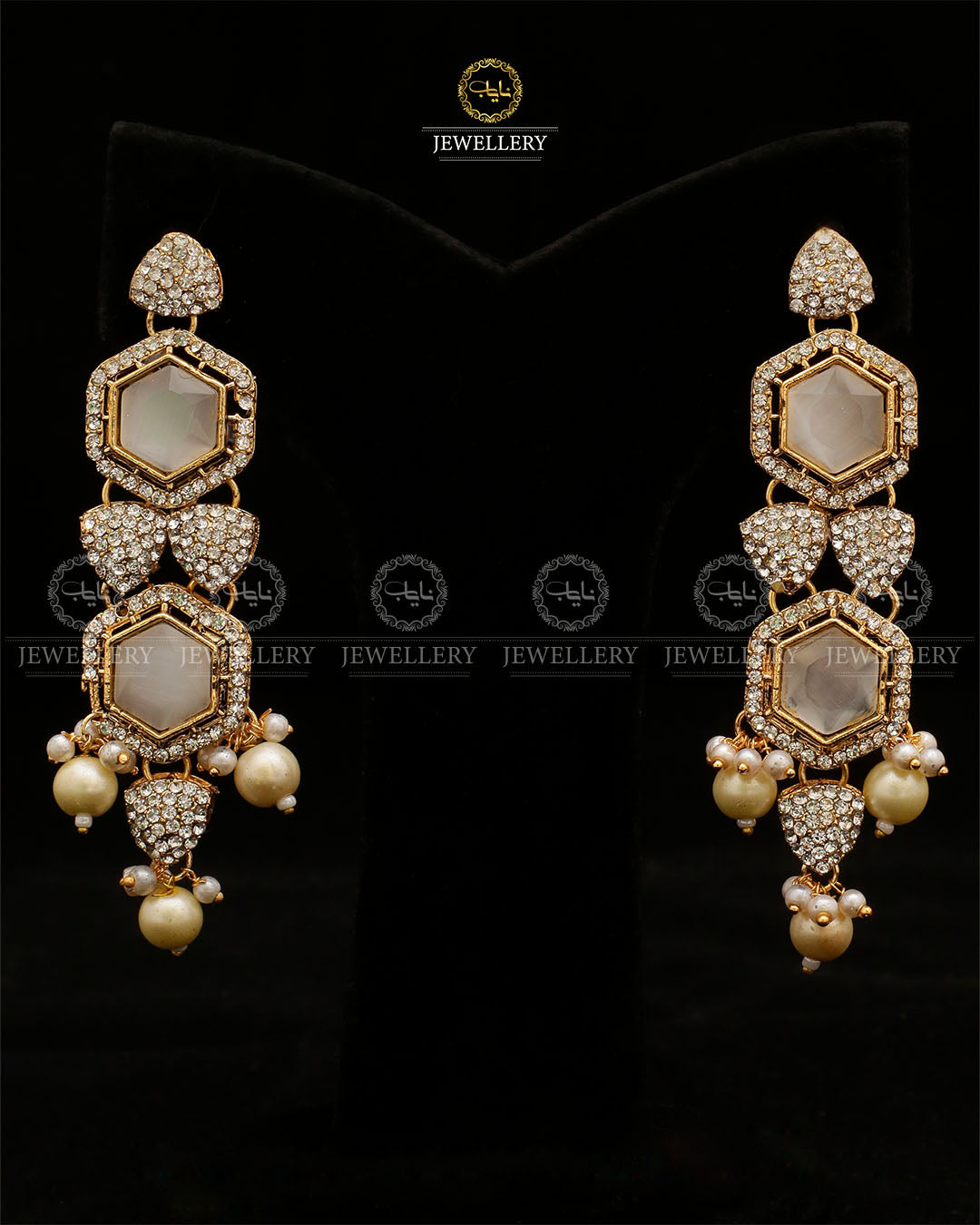 Turkish Long Earrings-2522 Nayab Jewellery