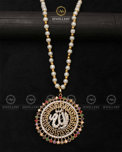 Zarcon versace Calligraphy ALLAH pendant-2413 Nayab Jewellery