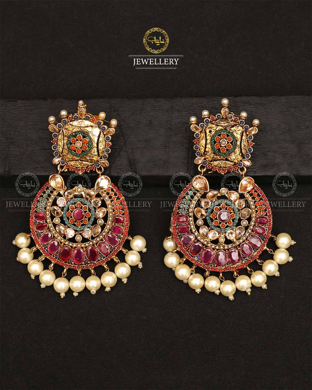 Noratan Big Size Baali style Earrings -2144