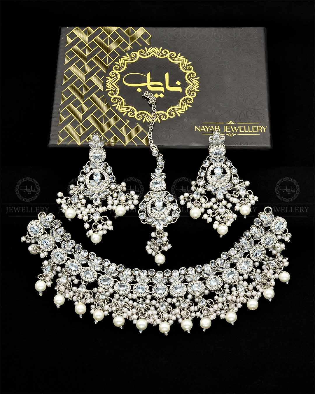 Zarcon Bridal Necklace Set  NJ-1747 -S