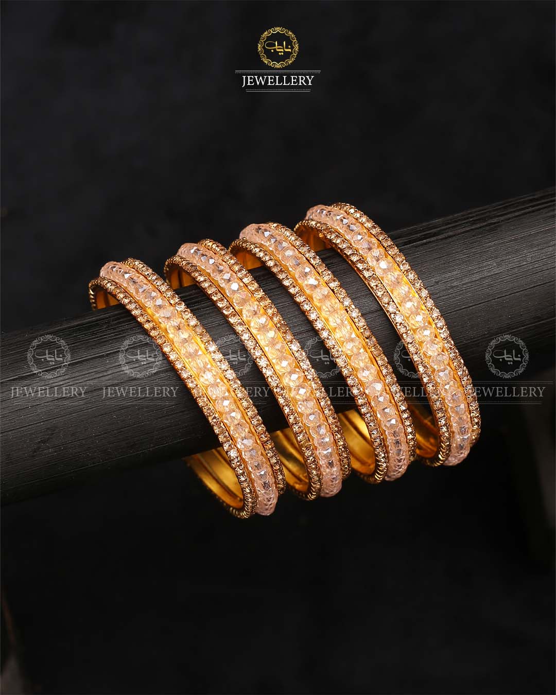 Hand made Bridal 4 pcs bangles set-2388