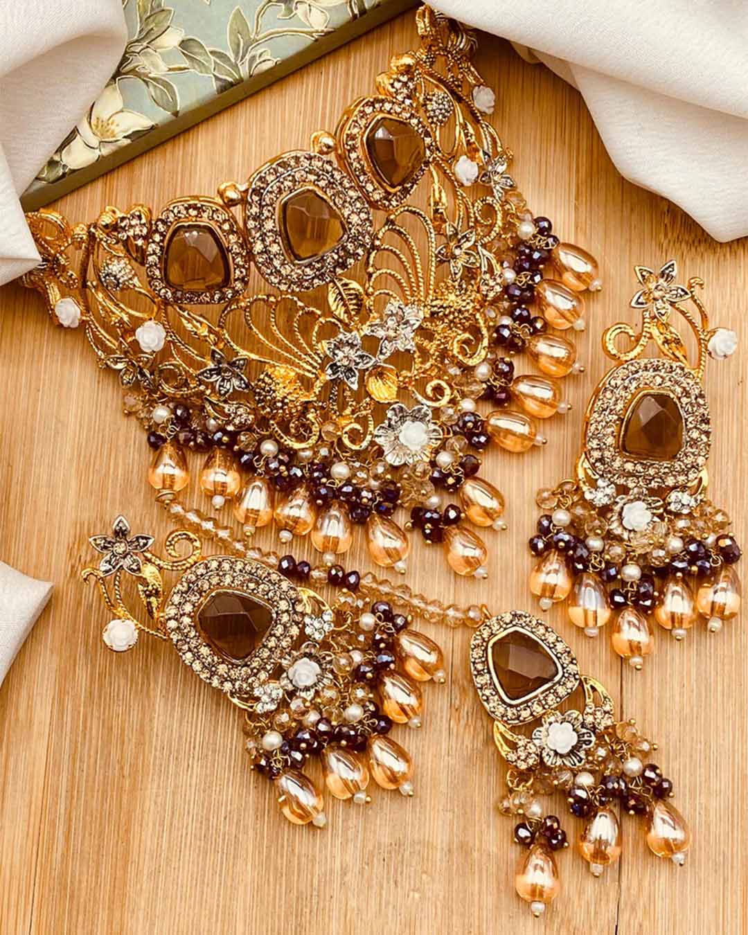 Turkish Collar Necklace set-2318