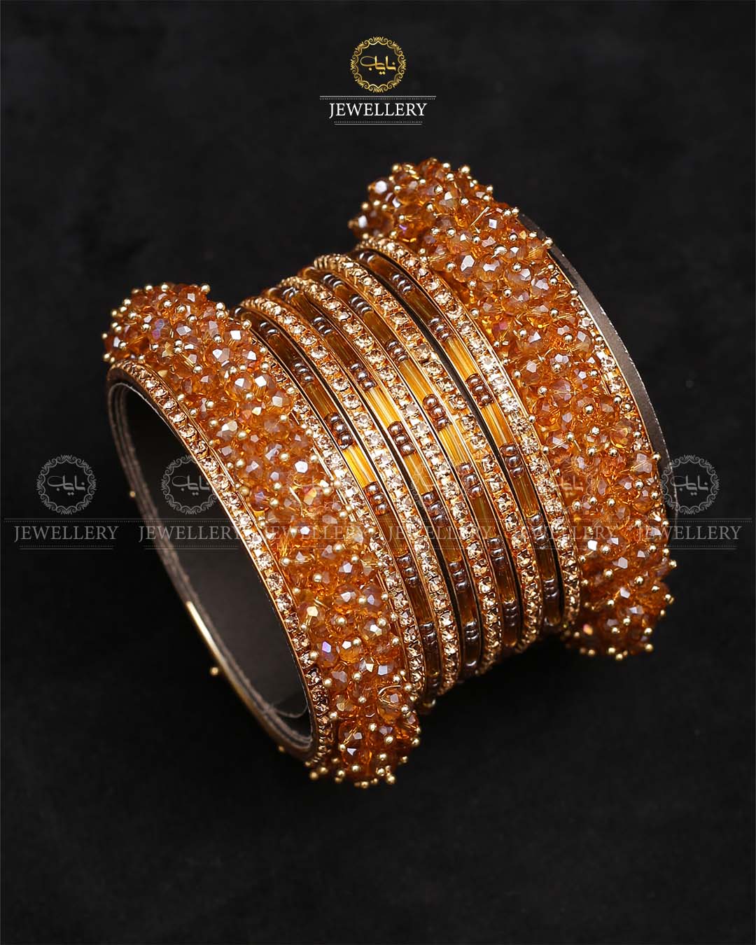 Hand made Bridal 8 pcs bangles set-2404