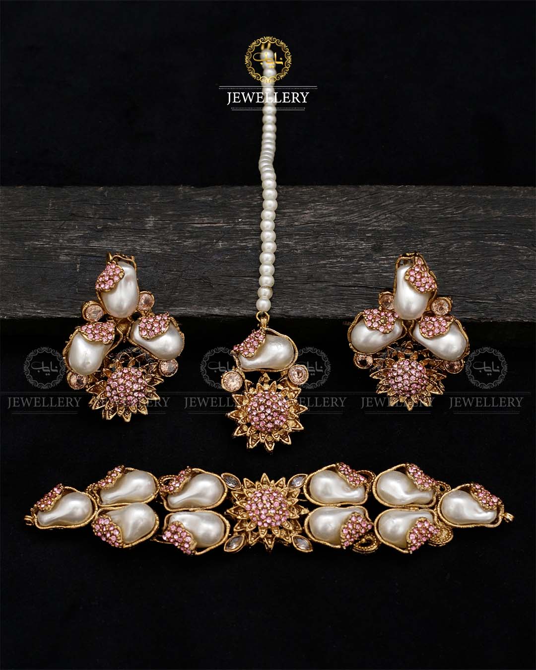 Mother Pearl Turkish Chokar set-2864