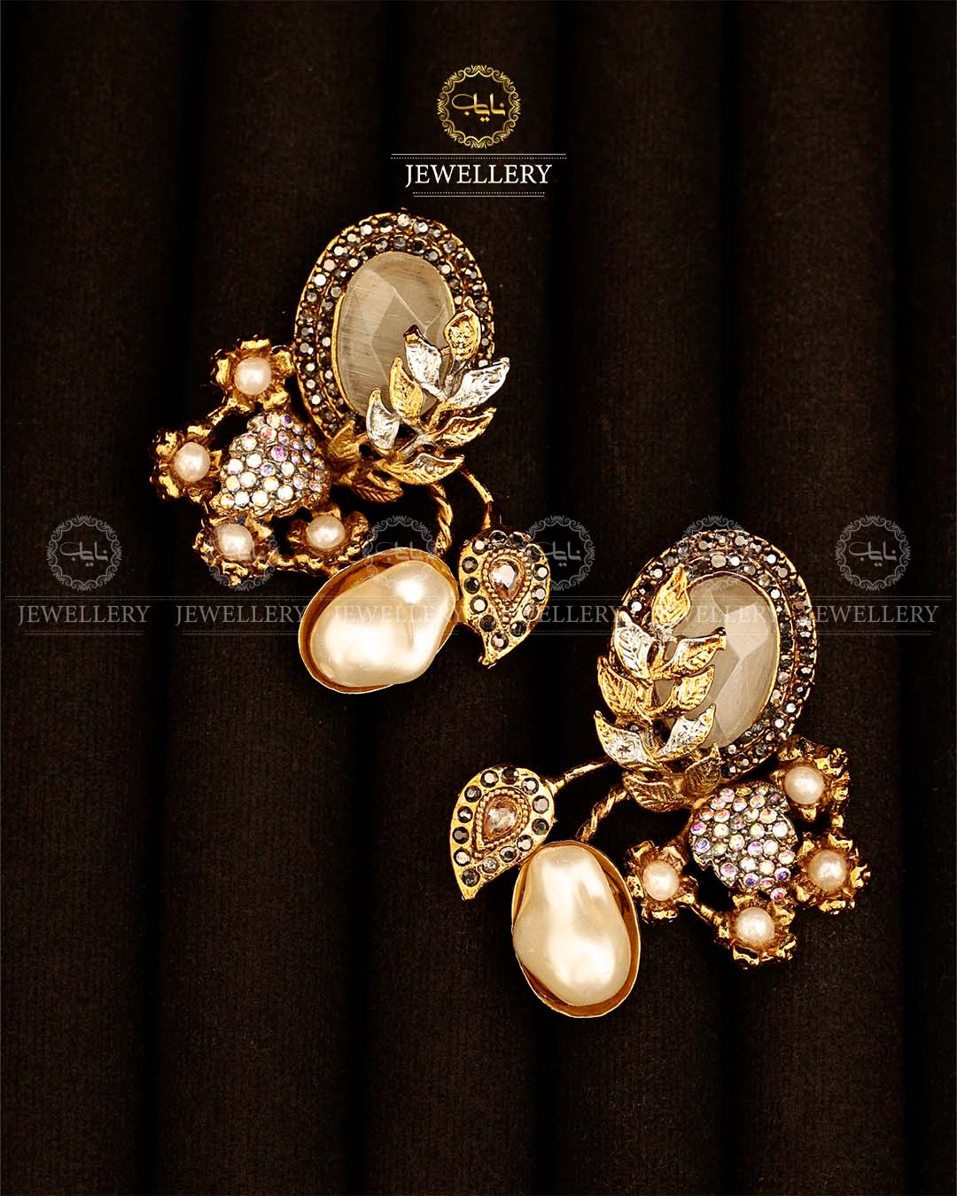 Turkish mother Pearl Earrings-2930