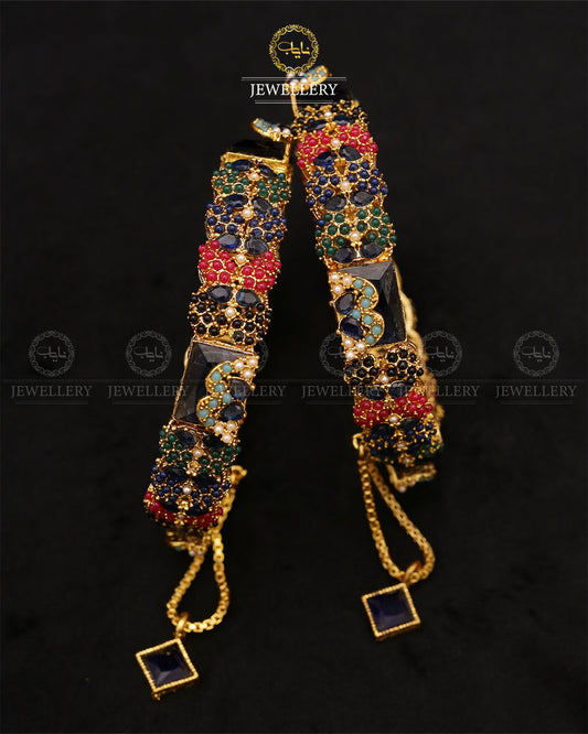 Bilqees Noratan Bangles (pair)-2680 Nayab Jewellery