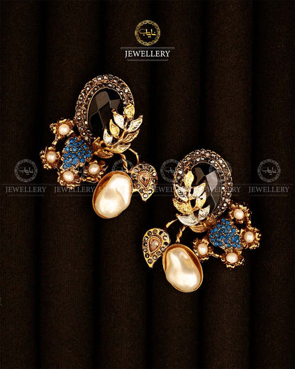 Turkish mother Pearl Earrings-2930