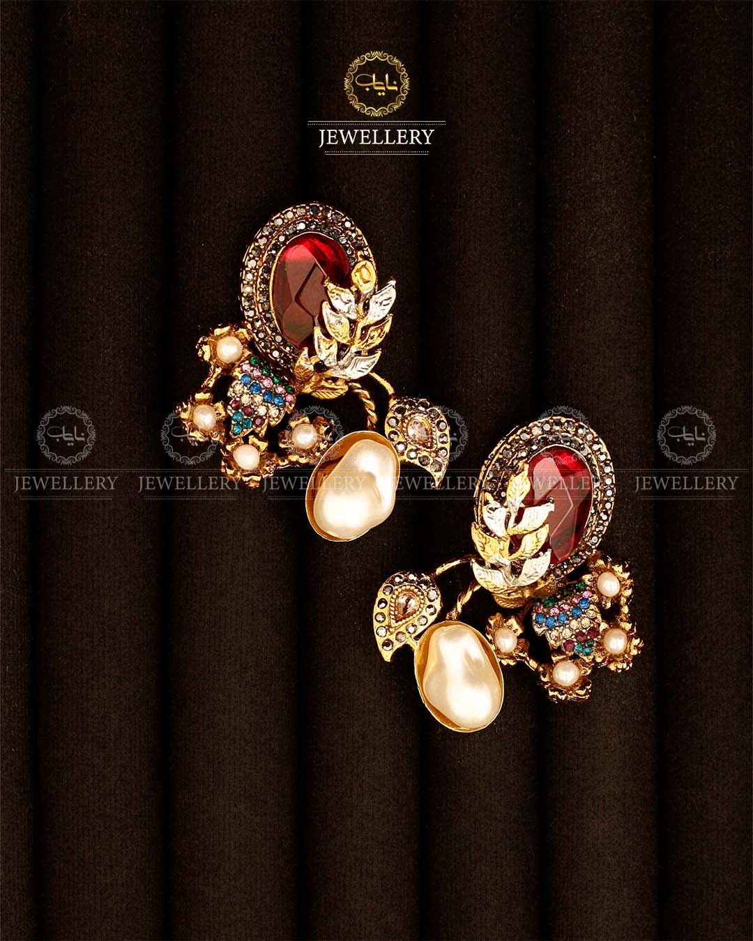 Turkish mother Pearl Earrings-2930