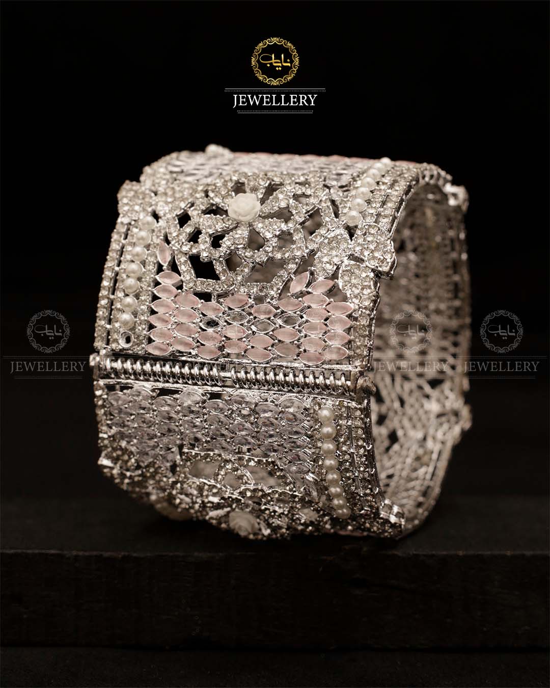 Kiran Silver Openable Bridal Bangle (Each) BL-502