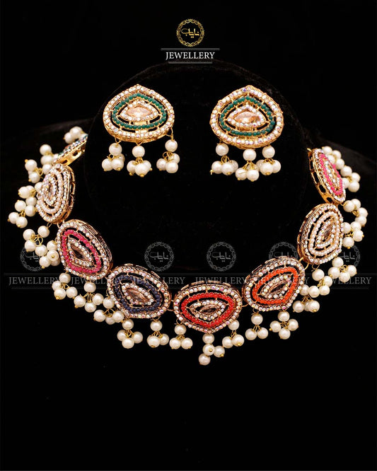Noratan Necklace set-2607 Nayab Jewellery
