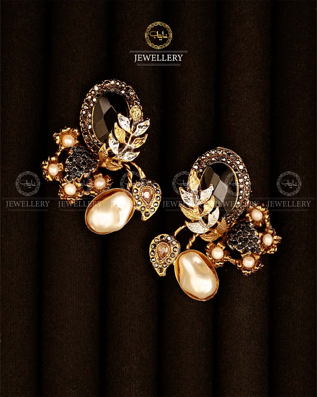 Turkish mother Pearl Earrings-2930