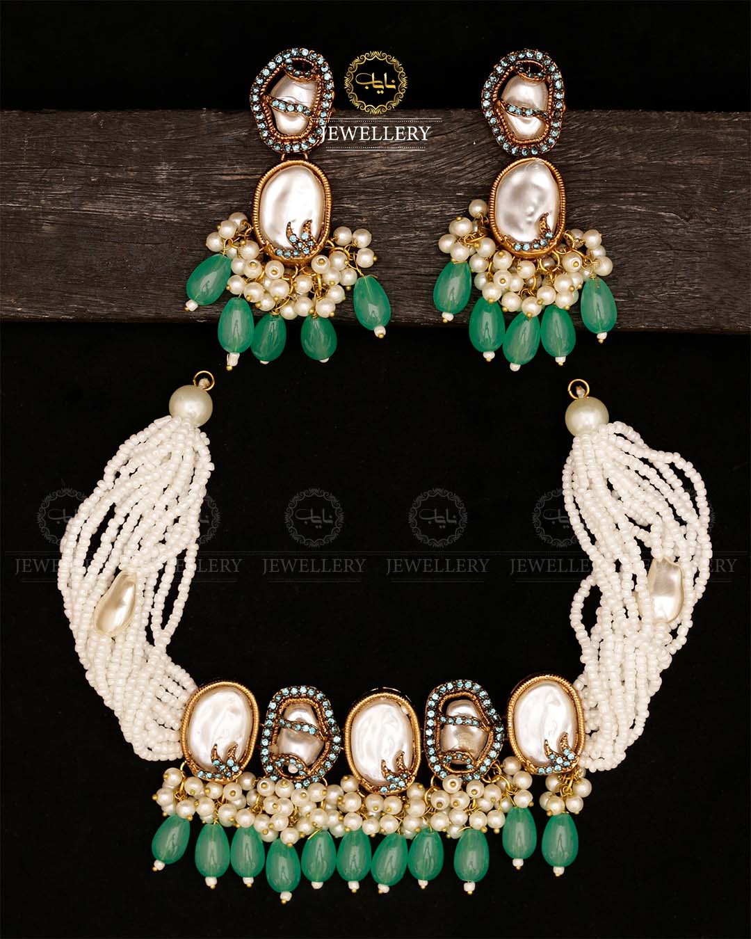 Mother of pearl Chokar set-2825