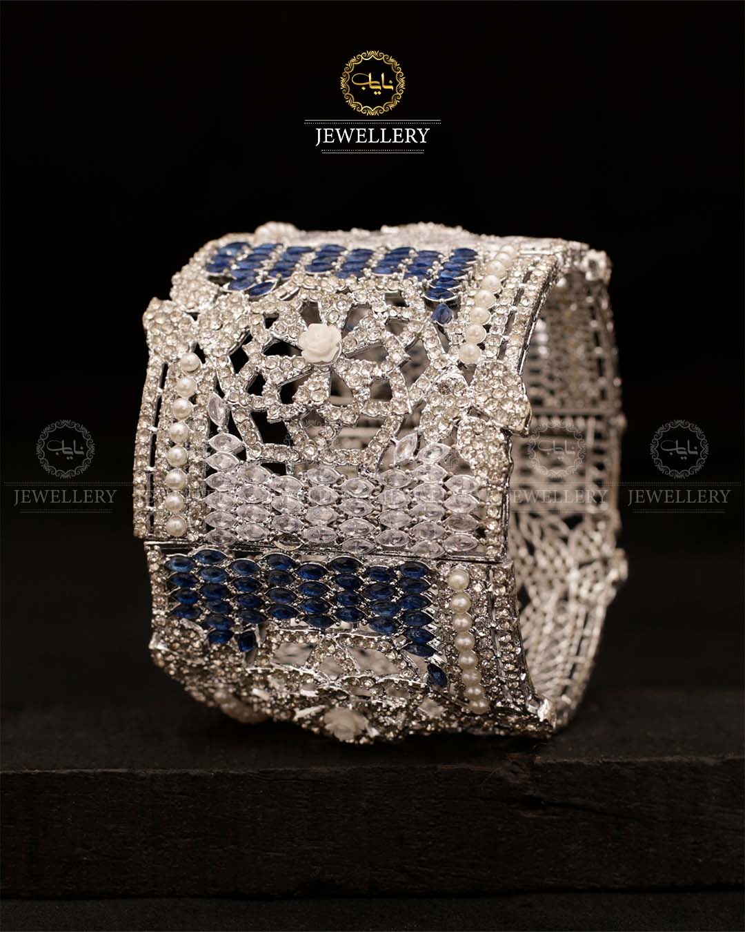 Kiran Silver Openable Bridal Bangle (Each) BL-502