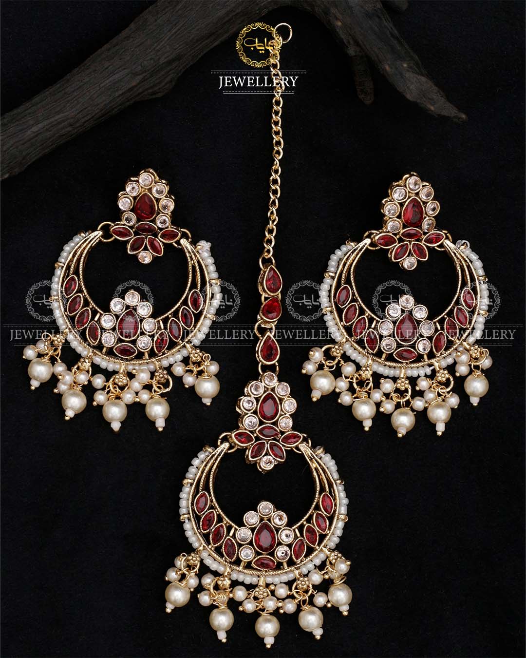 Designer Reverse AD Baali Tika E-3022