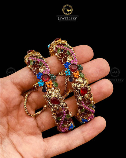 Designer Openable Bangles (pair) BL-5048