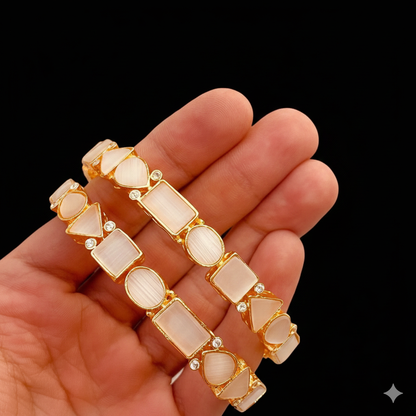 Egyptian openable Bangles (pair) BL-5039