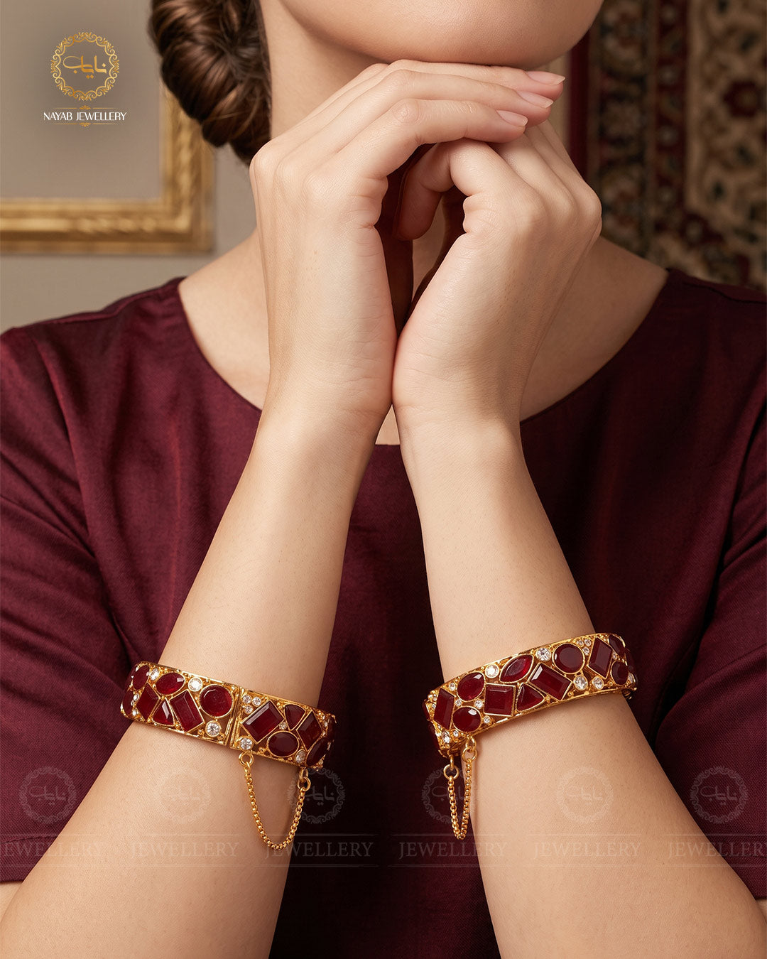 Egyptian Openable Bangles (pair) BL-521