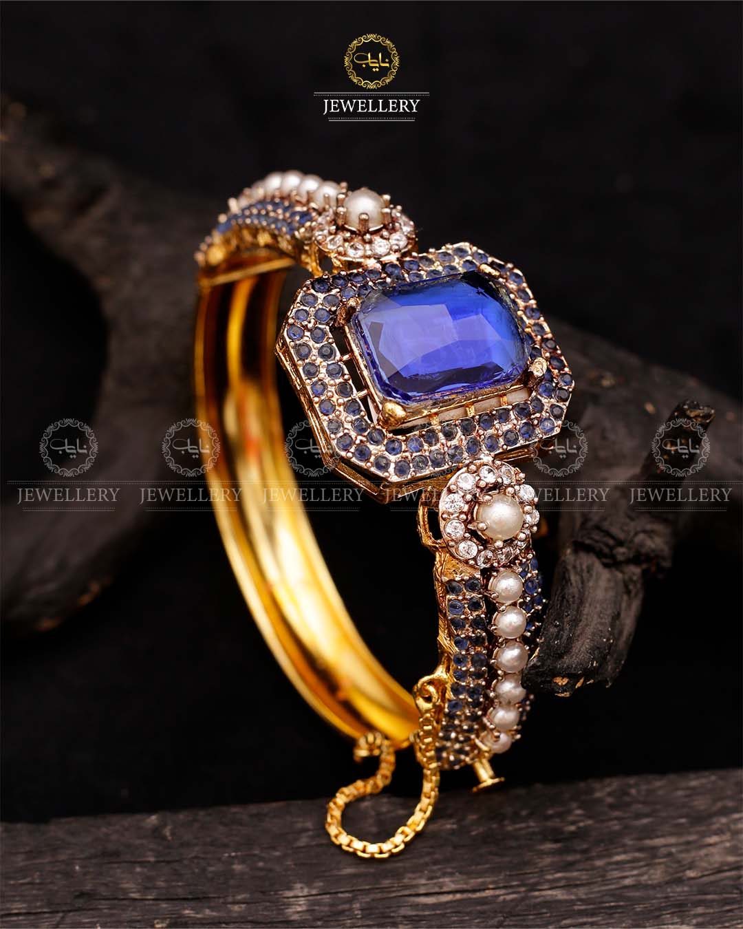 Zirconia Openable Bracelet (Each)-2613 Nayab Jewellery