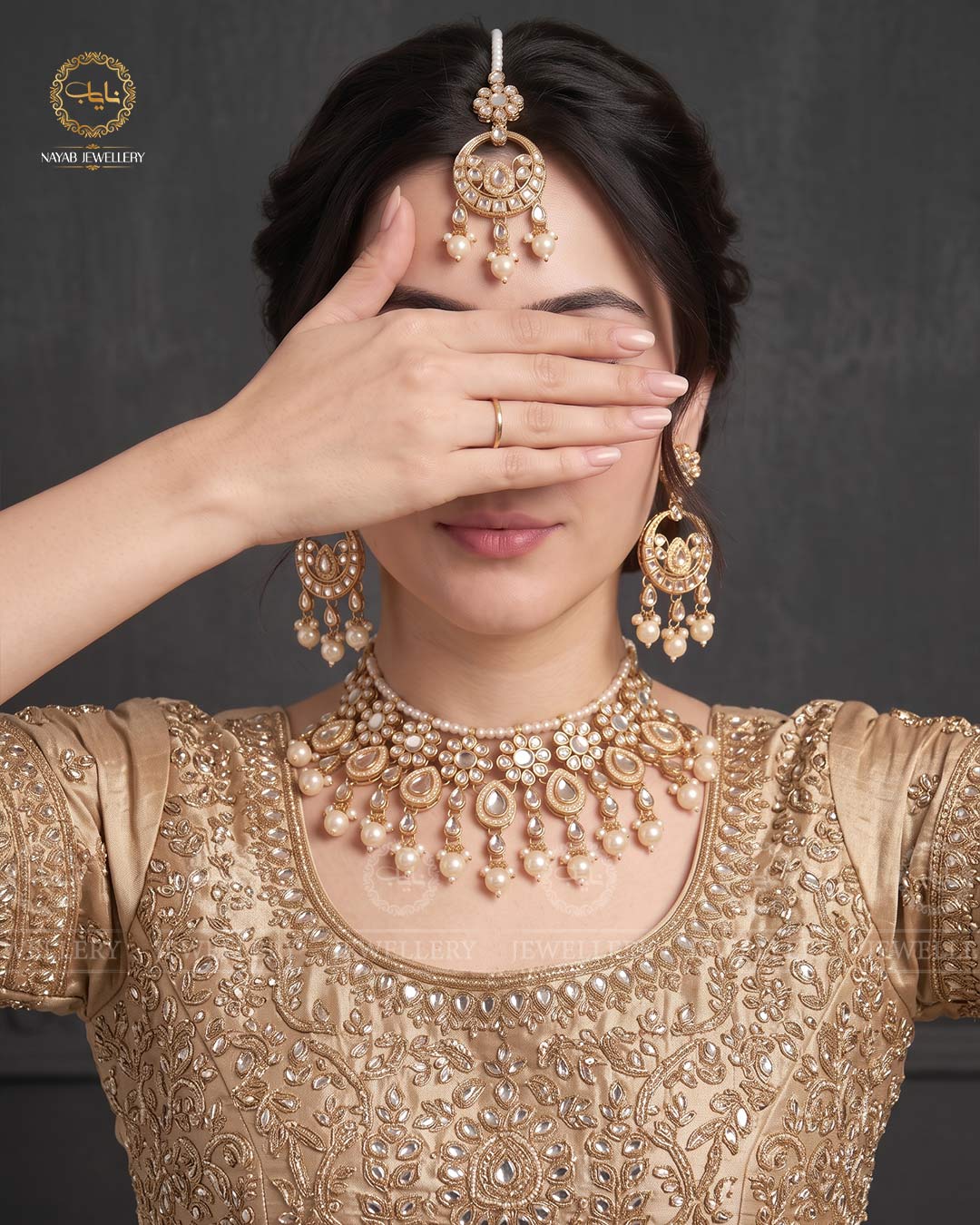 Uncut Kundan Necklace set N-1028