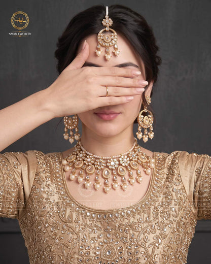 Uncut Kundan Necklace set N-1028