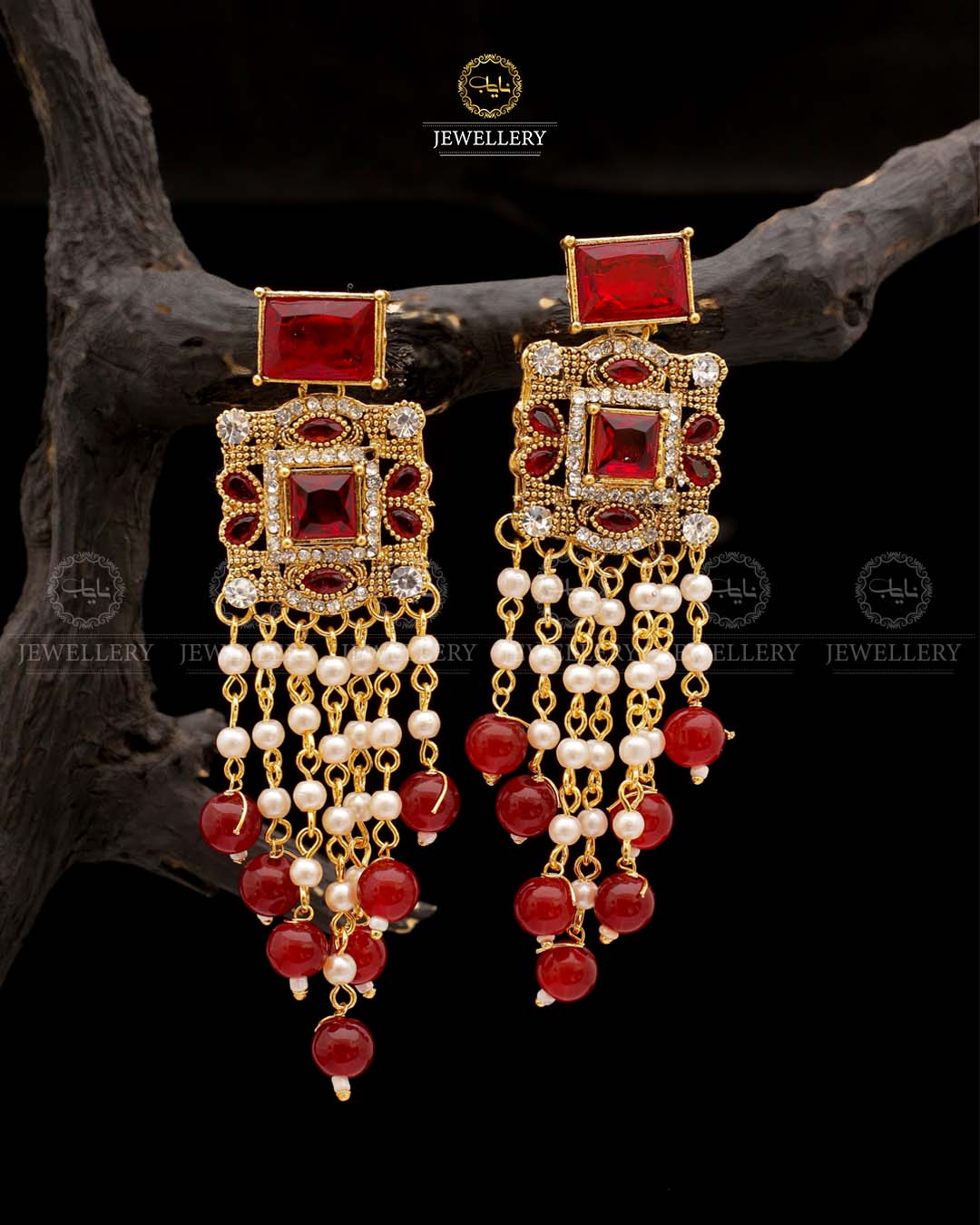 Turkish Long Tassel Earrings -2555 Nayab Jewellery