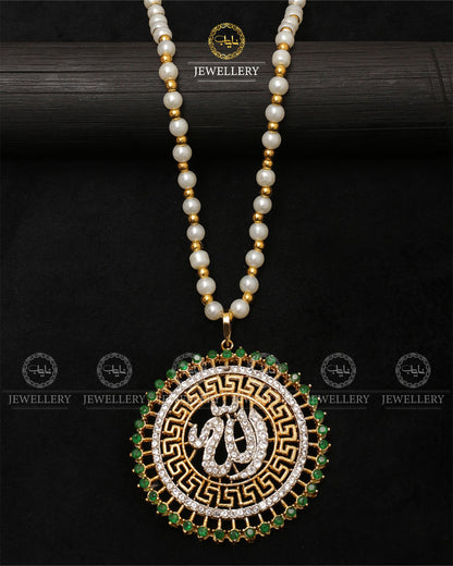 Zarcon versace Calligraphy ALLAH pendant-2413 Nayab Jewellery