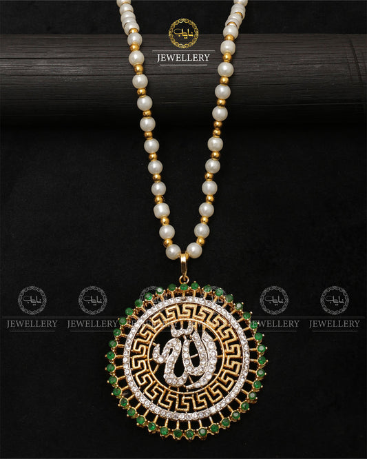 Zarcon versace Calligraphy ALLAH pendant-2413 Nayab Jewellery