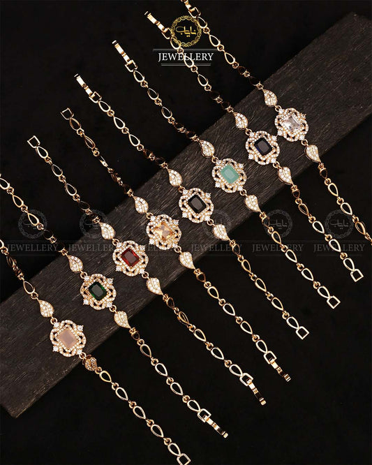 China Gold Zarcon Bracelet-2667 Nayab Jewellery