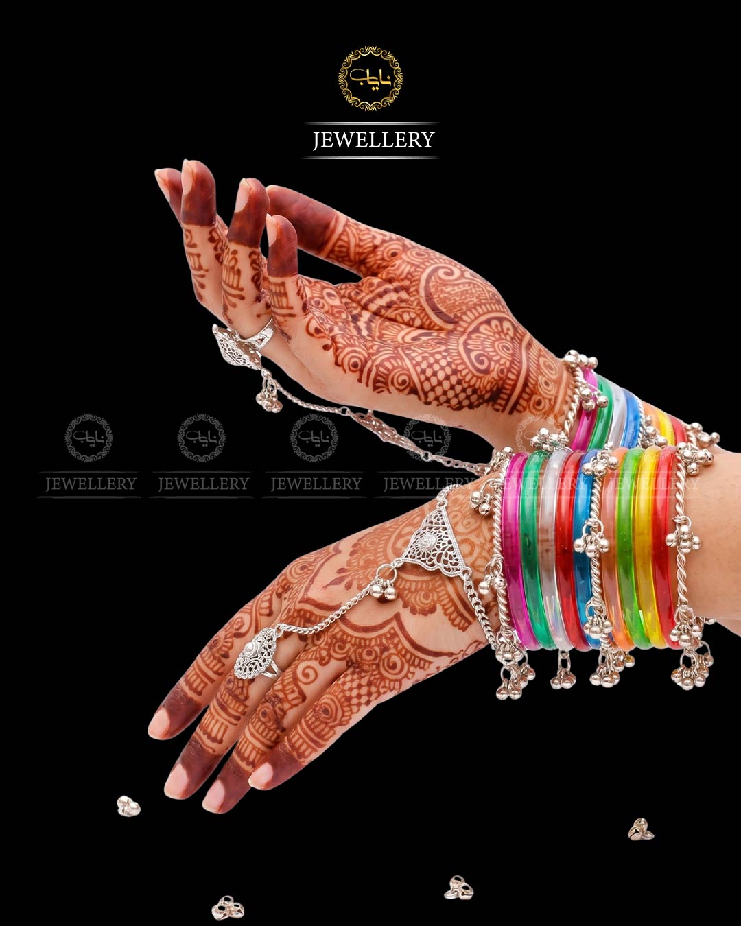 Viral Kashmiri Jelly 16 pcs Bangles set BL-5060