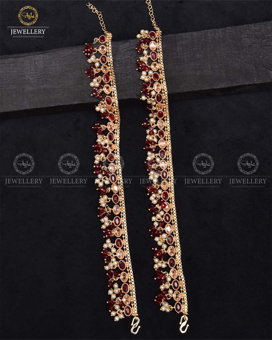 Manjoos Zarcon Anklet (Pazaib)-2290-Golden