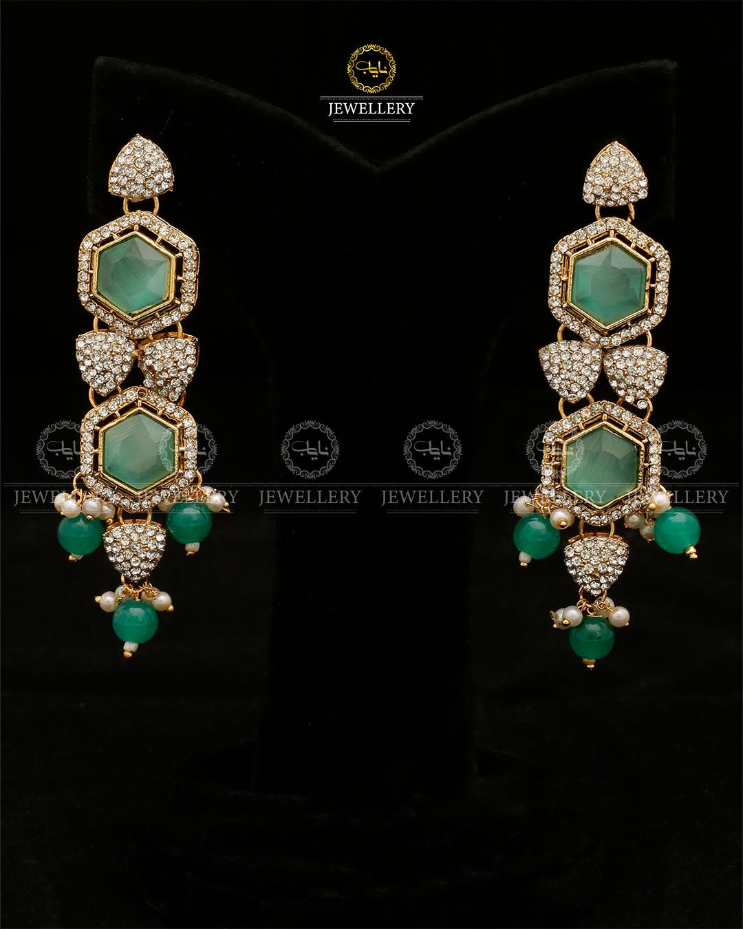 Turkish Long Earrings-2522 Nayab Jewellery